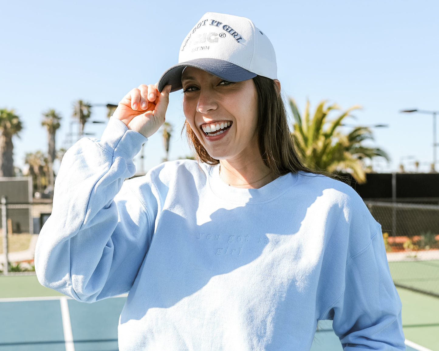 BABY BLUE ORIGINAL - YOU GOT IT GIRL SWEATSHIRT