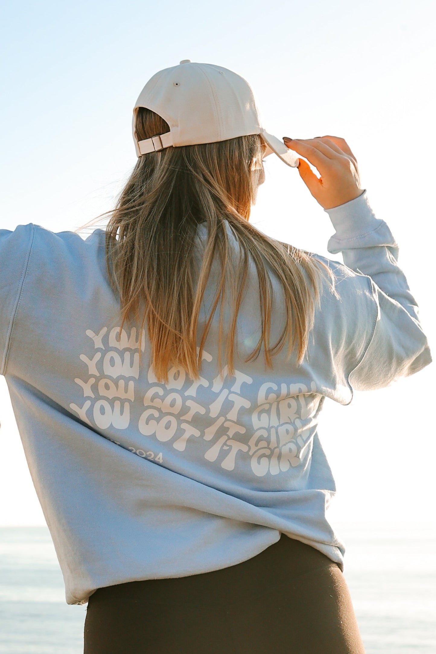 BABY BLUE - GROOVY SWEATSHIRT