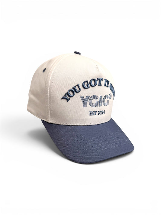 COASTAL BLUE & WHITE HAT