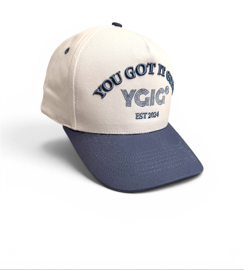 COASTAL BLUE & WHITE HAT