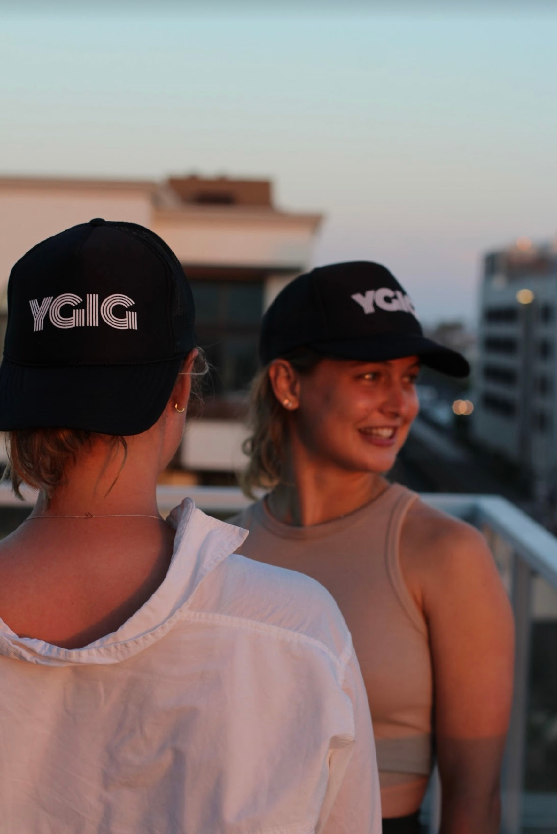 YGIG BLACK TRUCKER HAT