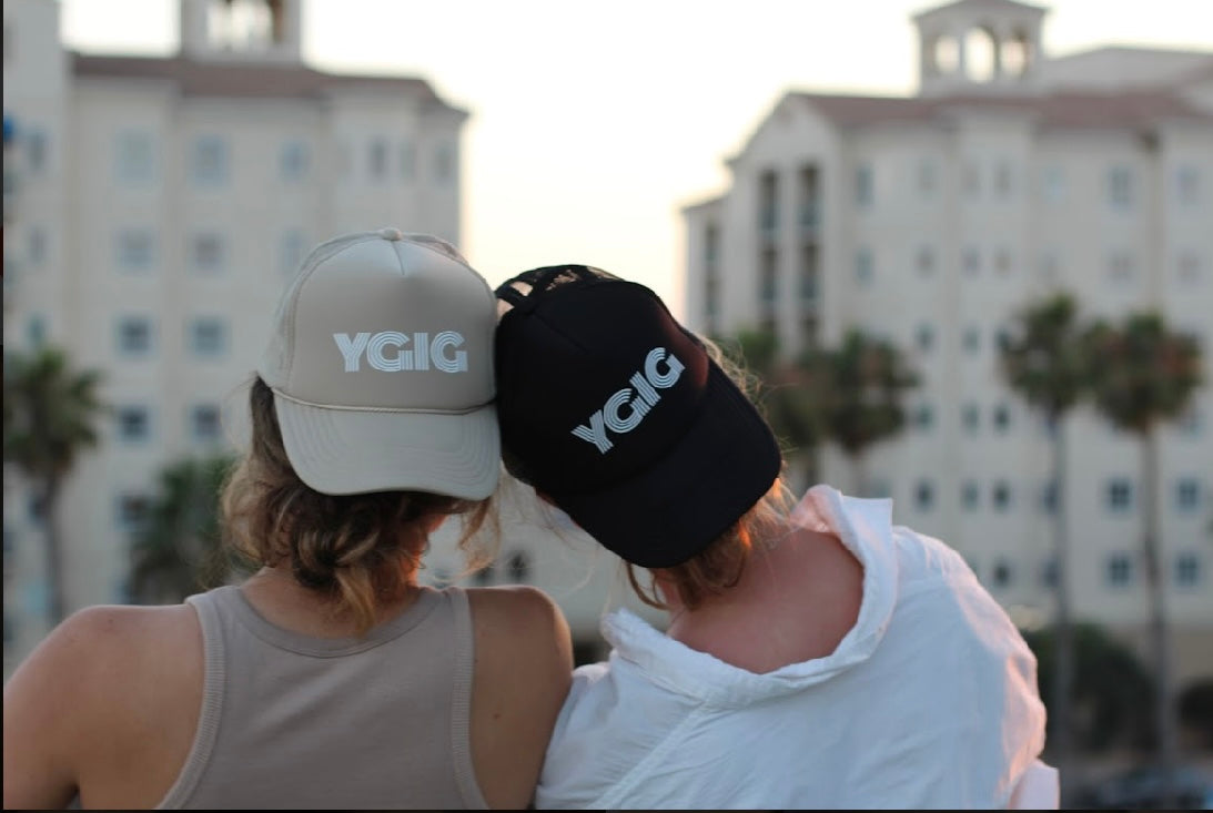 YGIG BLACK TRUCKER HAT