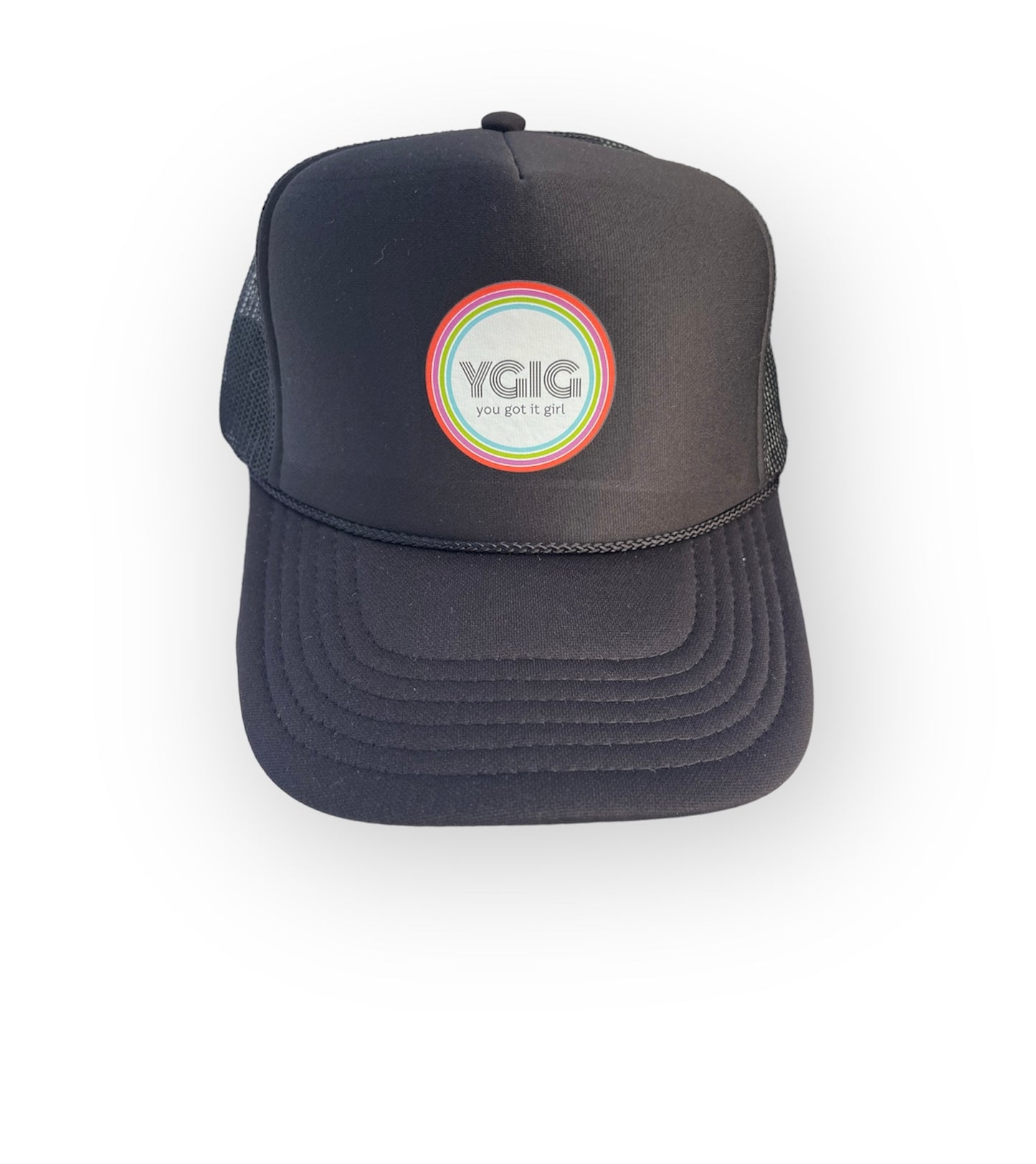 BLACK YOU GOT IT GIRL TRUCKER HAT