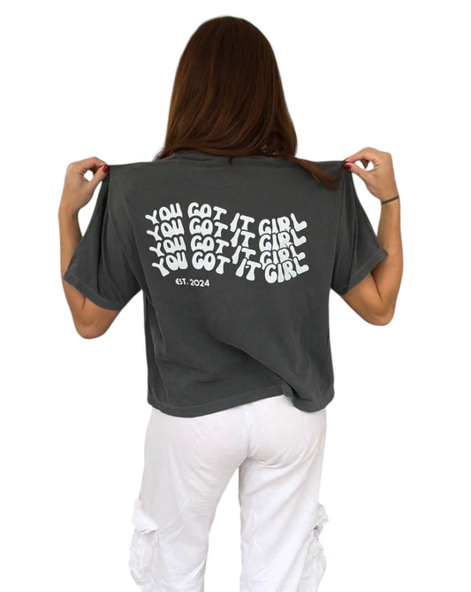 GREY -GROOVY T