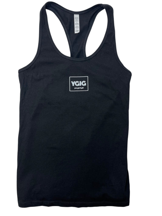 BLACK YGIG BOX LOGO RAZOR BACK