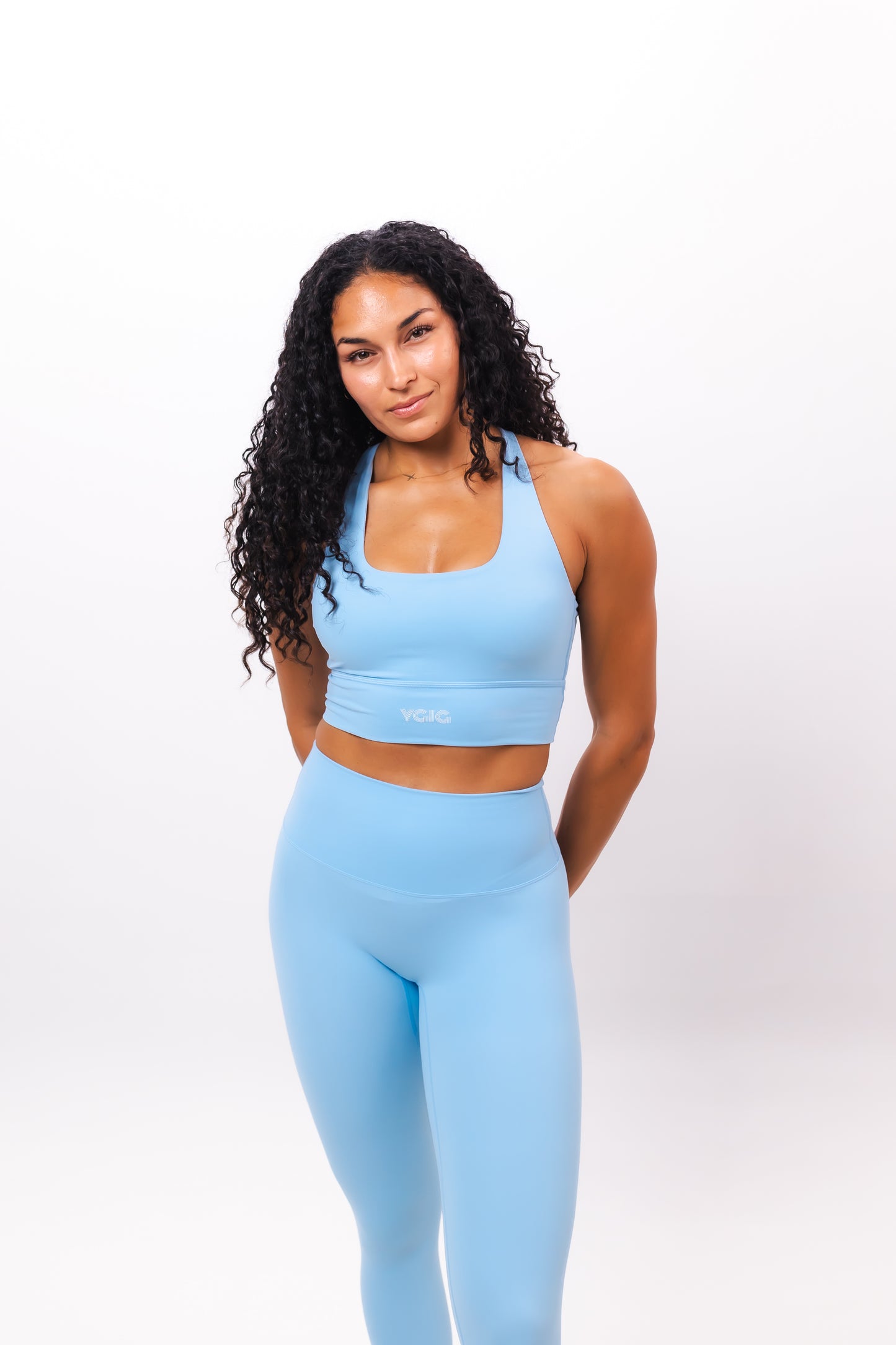 YGIG CRYSTAL BLUE SPORTS BRA