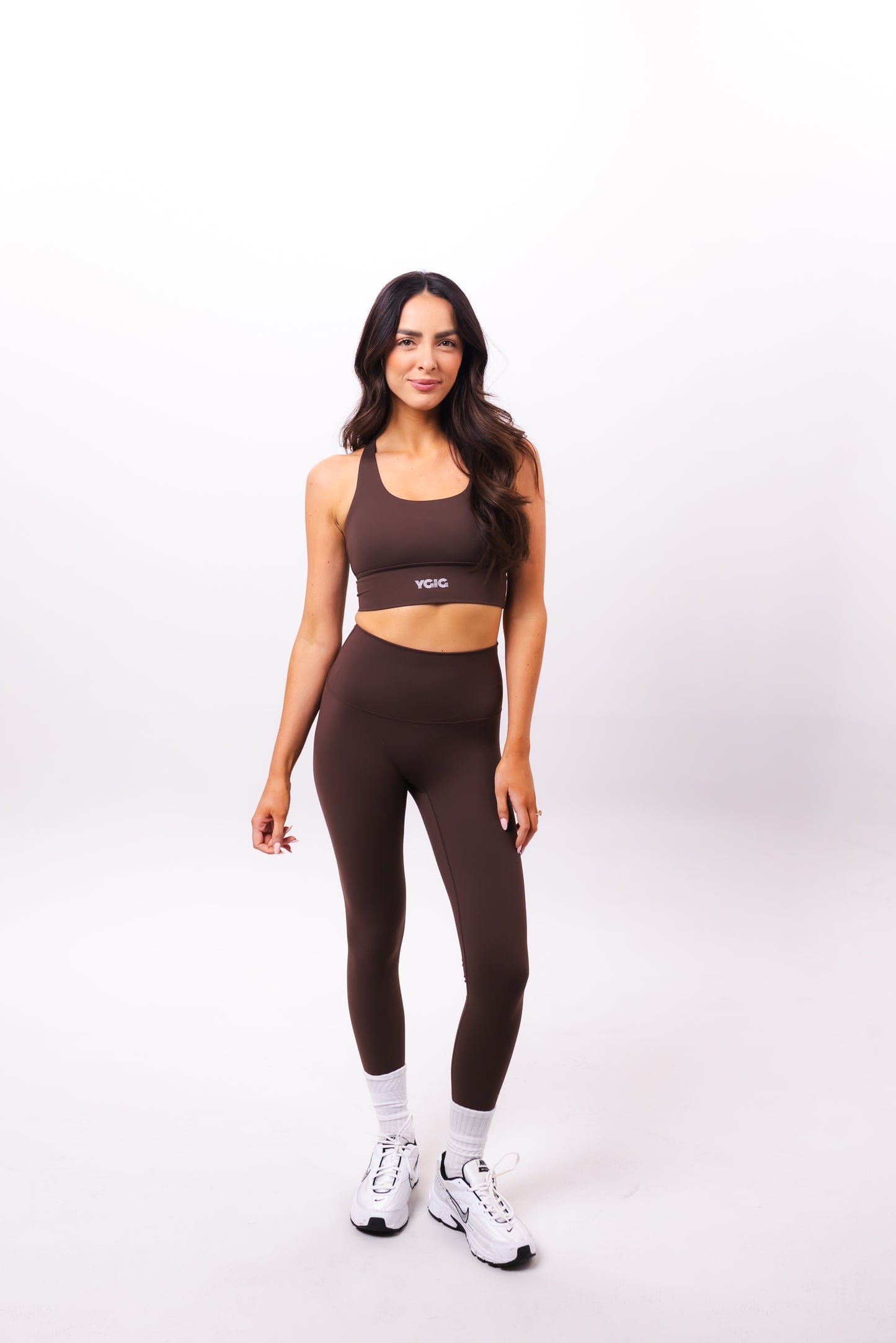 YGIG TEDDIE BROWN LEGGINGS