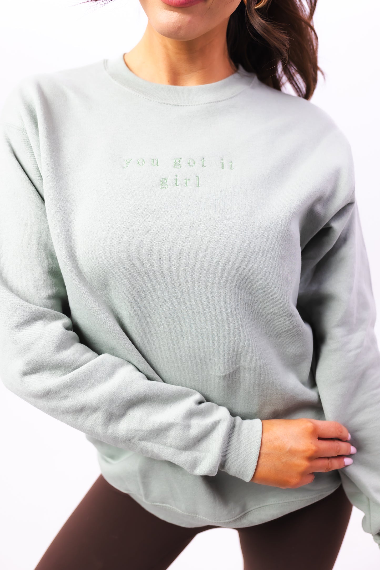 OCEANSIDE GREEN ORIGINAL - YOU GOT IT GIRL SWEAT SHIRT