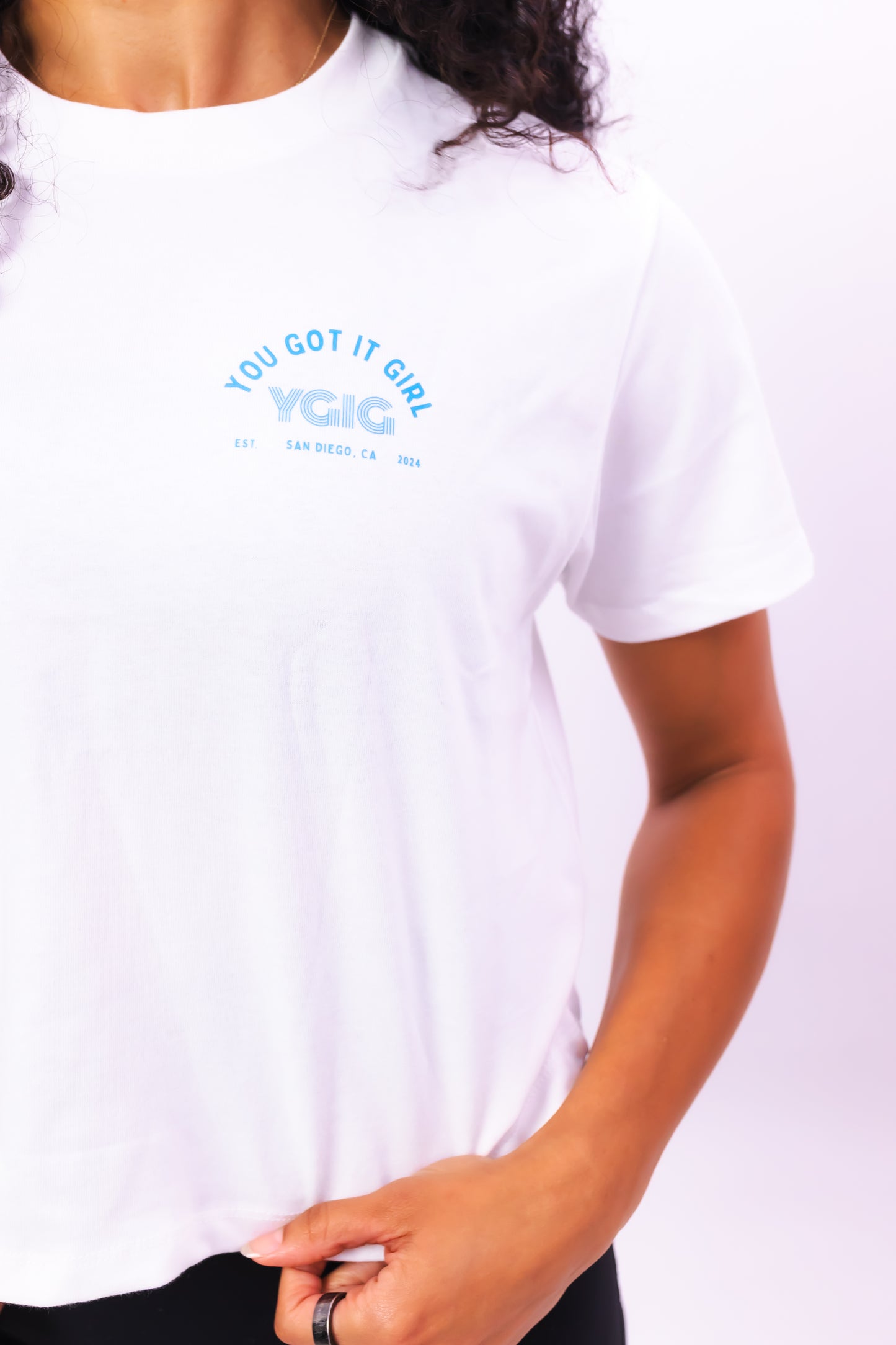 YGIG WHITE TSHIRT - SAN DIEGO COLLECTION